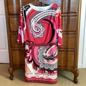 Donna Morgan Pink Pucci Print Dress